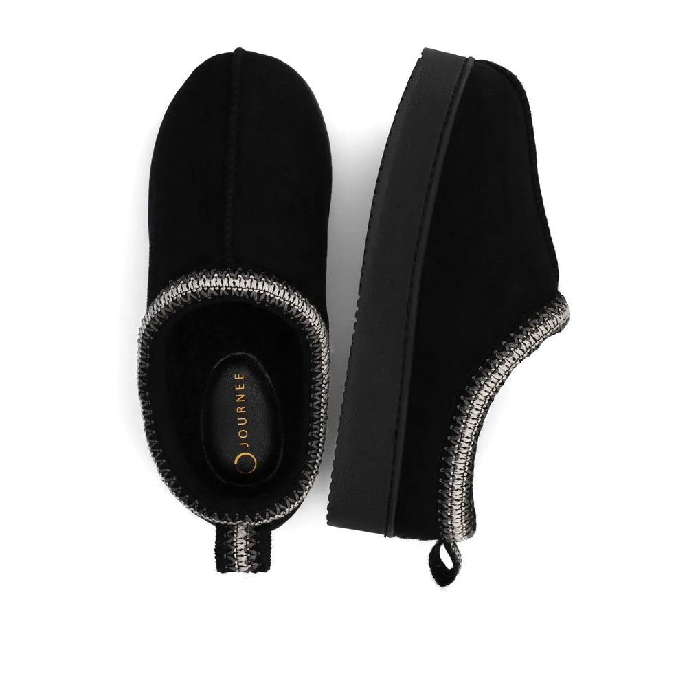 Black Faux Suede