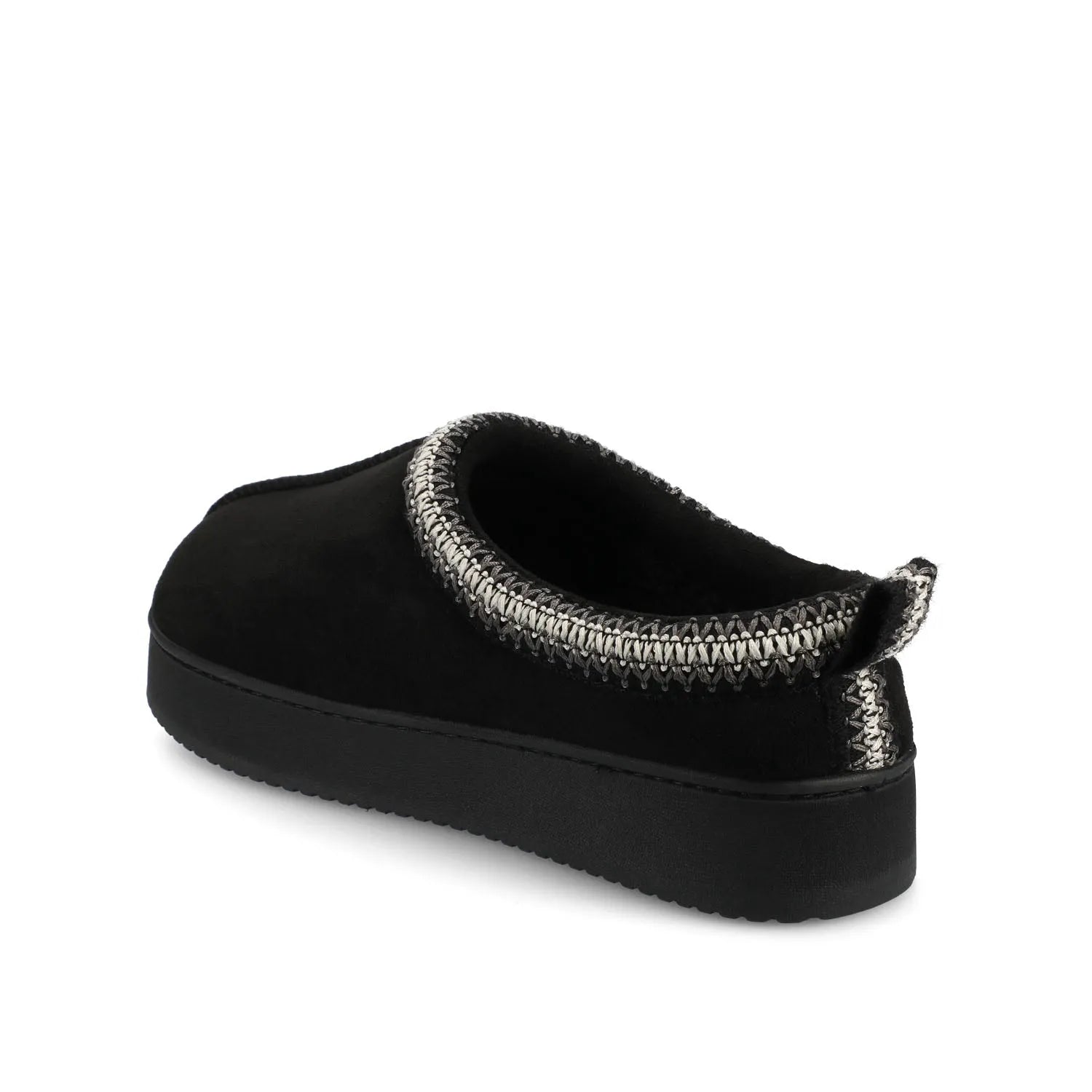 Black Faux Suede