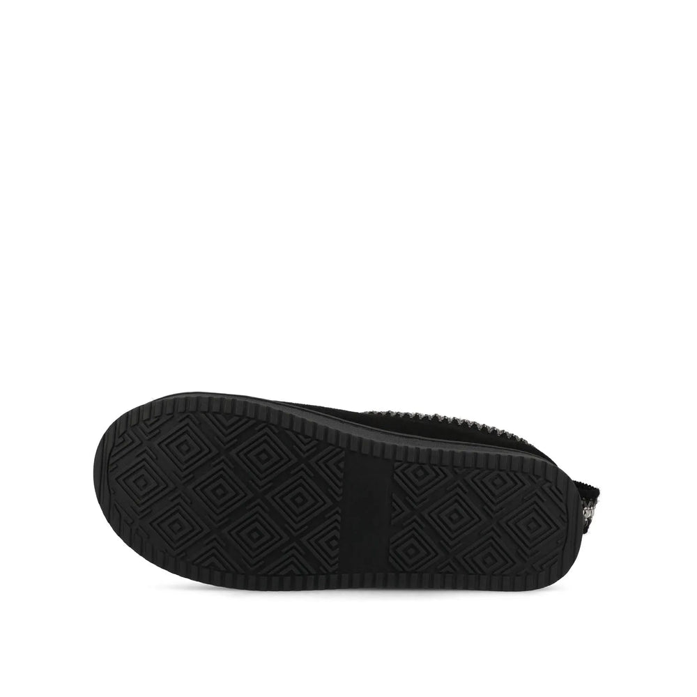 Black Faux Suede