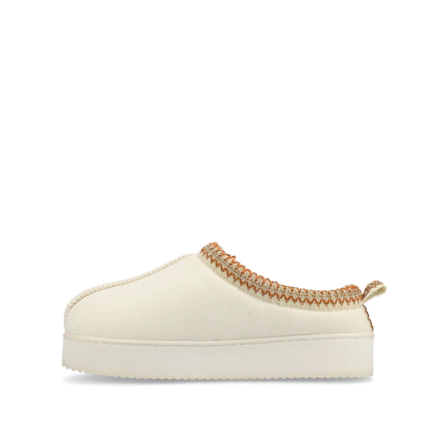 Cream Faux Suede