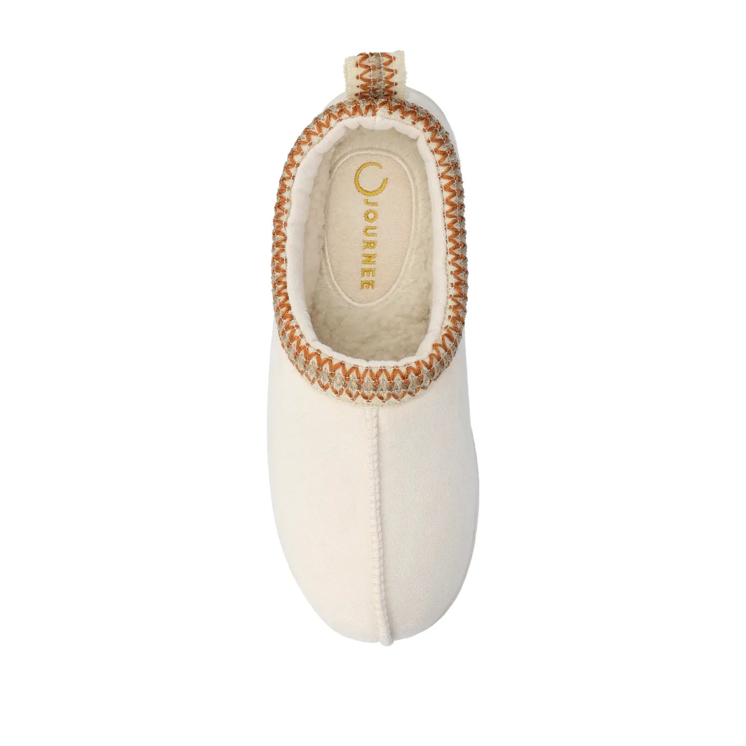 CONNWAY SLIPPERS IN FAUX SUEDE - Cream Faux Suede
