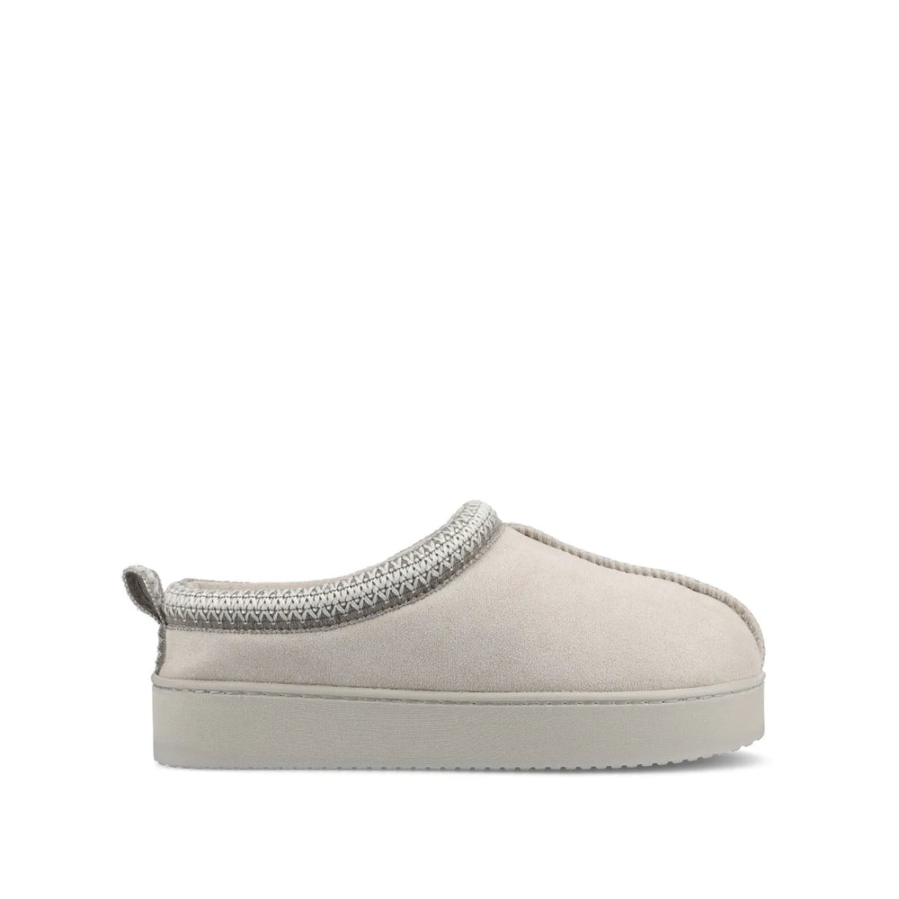 Grey Faux Suede
