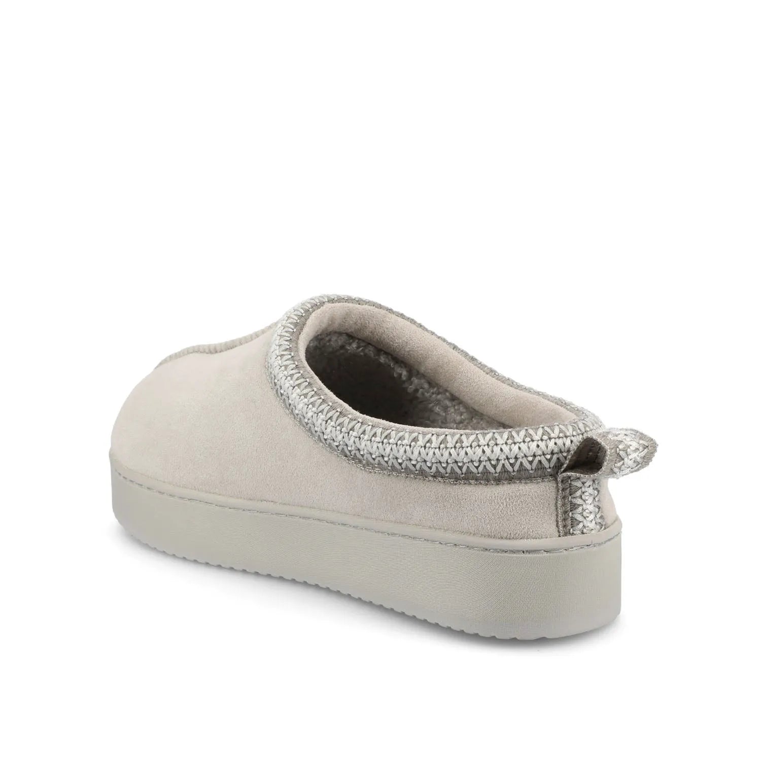Grey Faux Suede