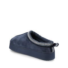 CONNWAY Slippers in Faux Suede - Navy