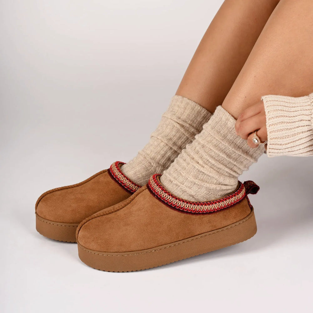 Tan Faux Suede