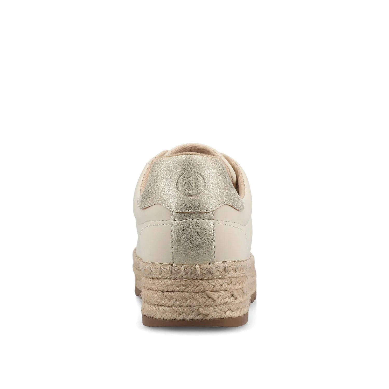 COSIMA Espadrille Sneakers in Bone and Gold