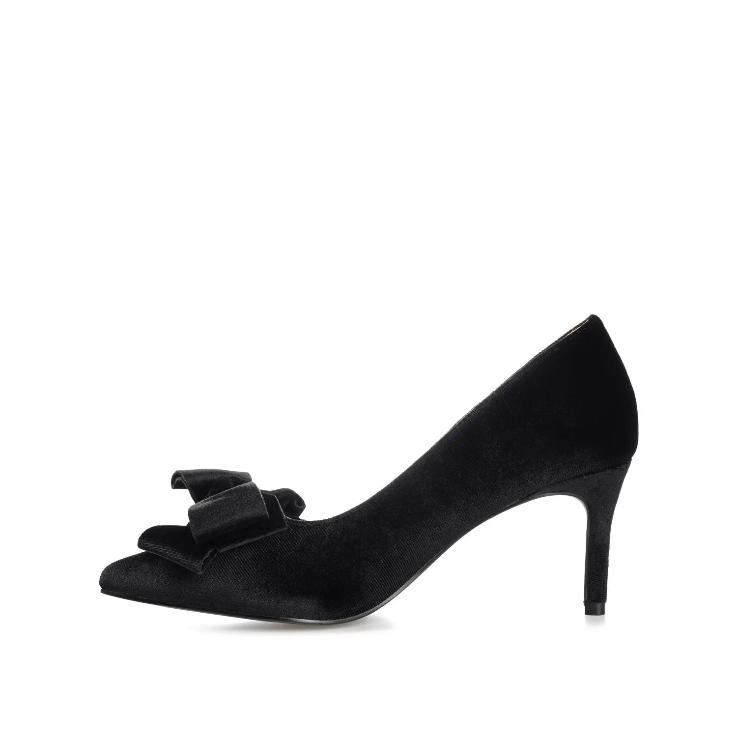 CRYSTOL Stiletto Pump Heels in Wide - Black
