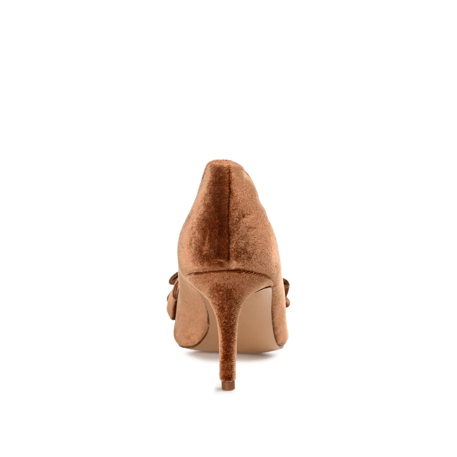 CRYSTOL Stiletto Pump Heels in Wide Width - Brown