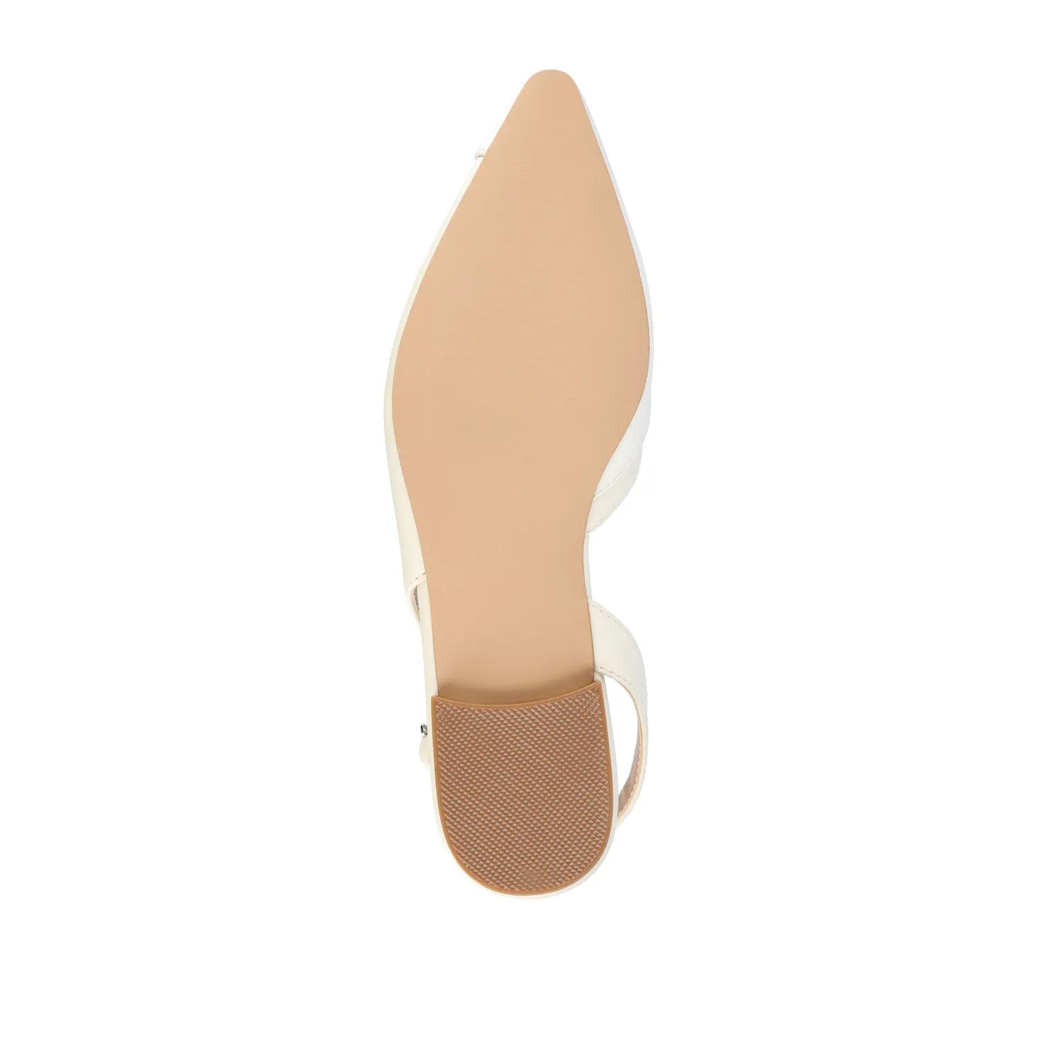 Daphnne Ballet Flats in Tweed Fabric - Wide Width (Ivory)