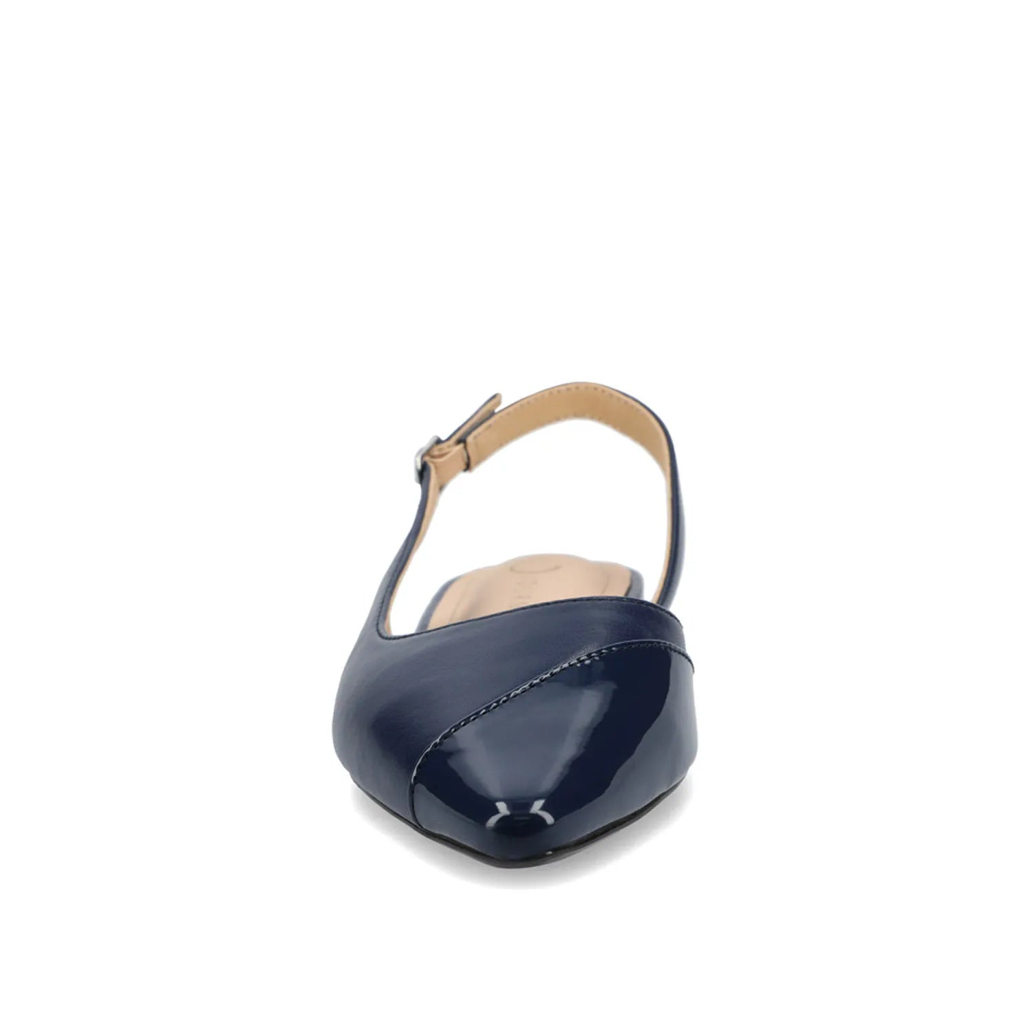 Daphne Ballet Flats in Navy Nubuck Tweed