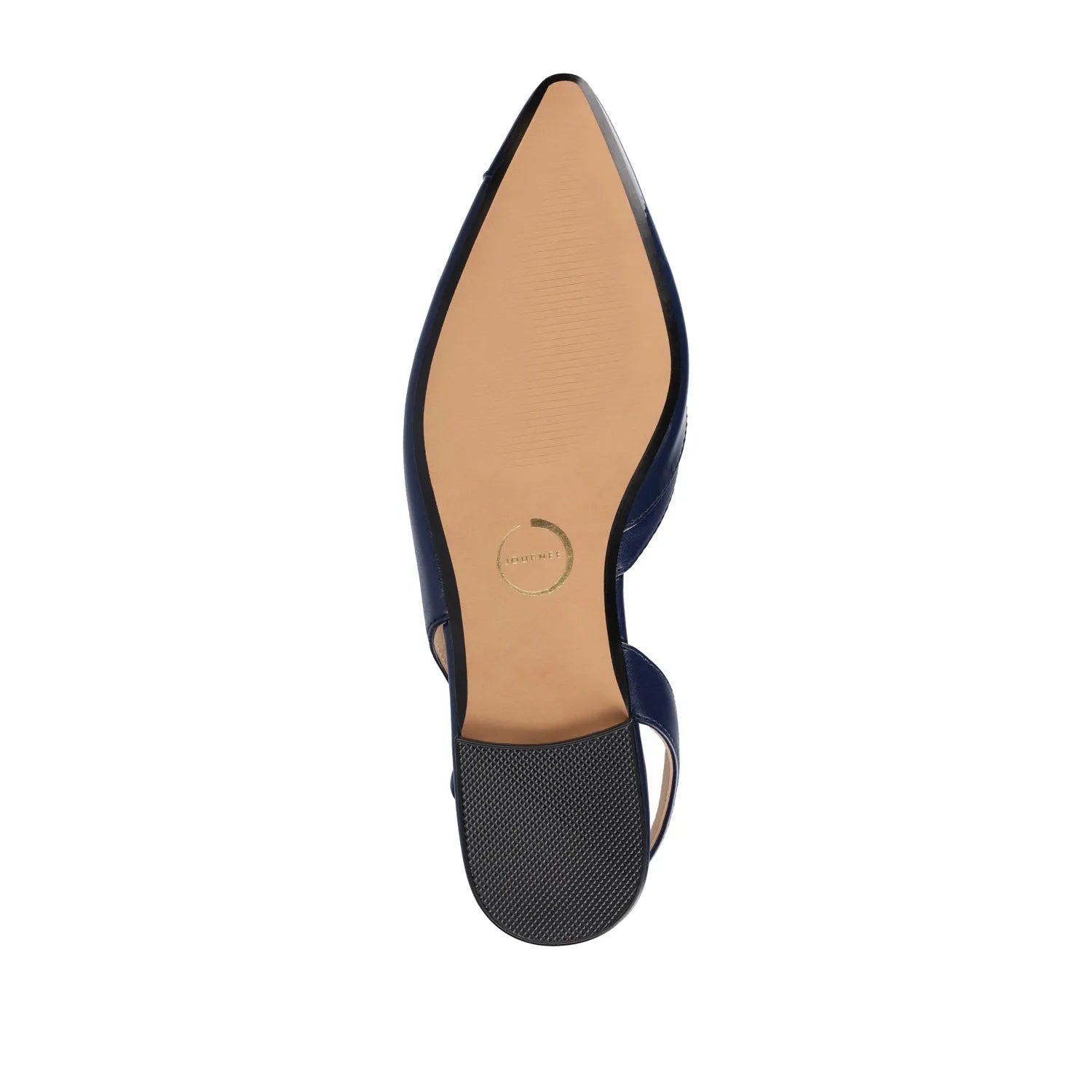 Daphne Ballet Flats in Navy Nubuck Tweed