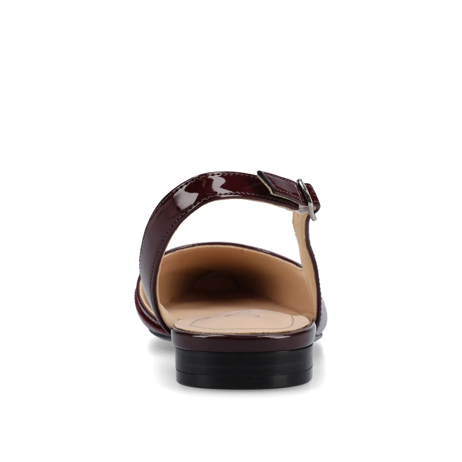 Daphne Ballet Flats in Tweed Fabric Statement - Oxblood Nubuck
