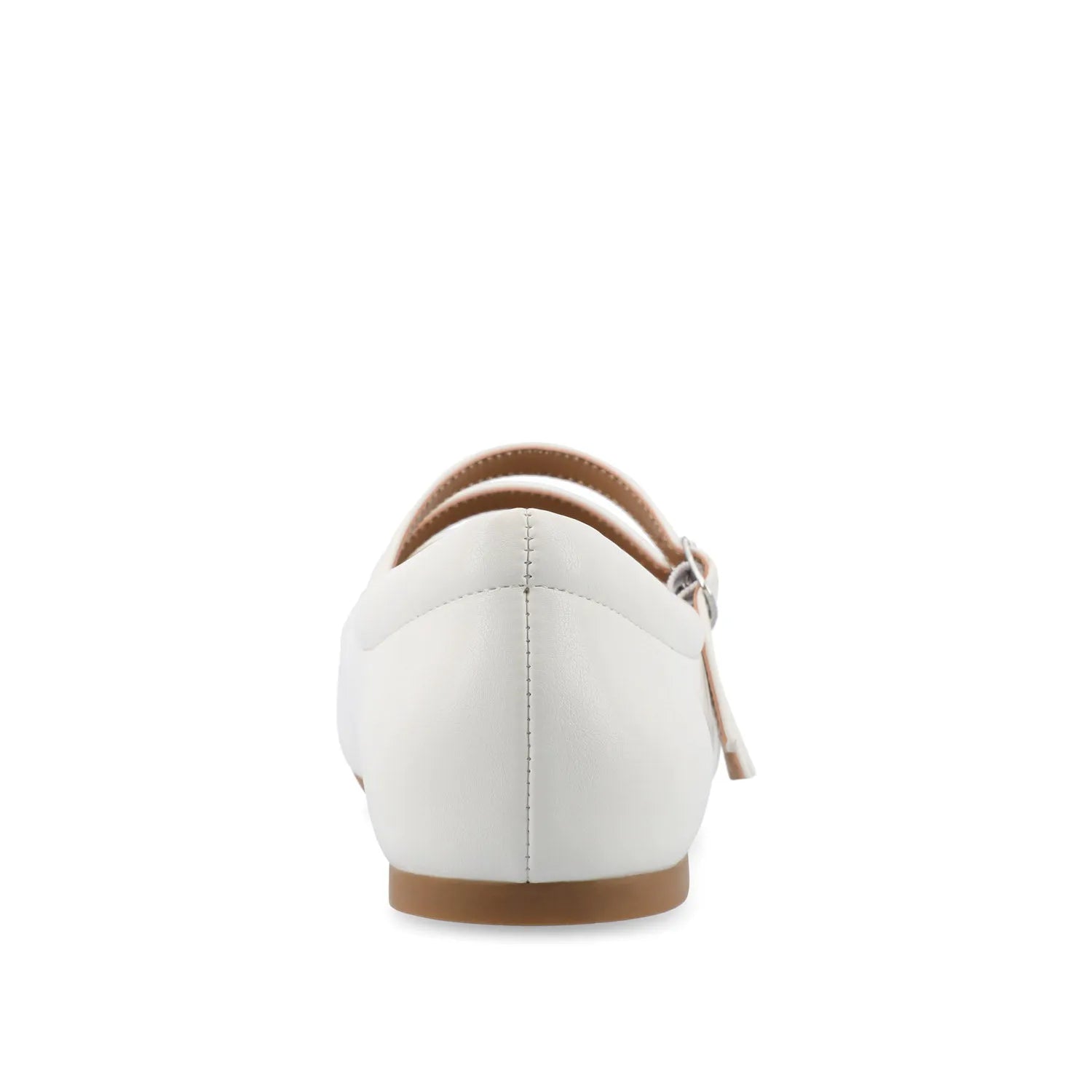 DARLIN Ballet Flats in Vegan Leather - White