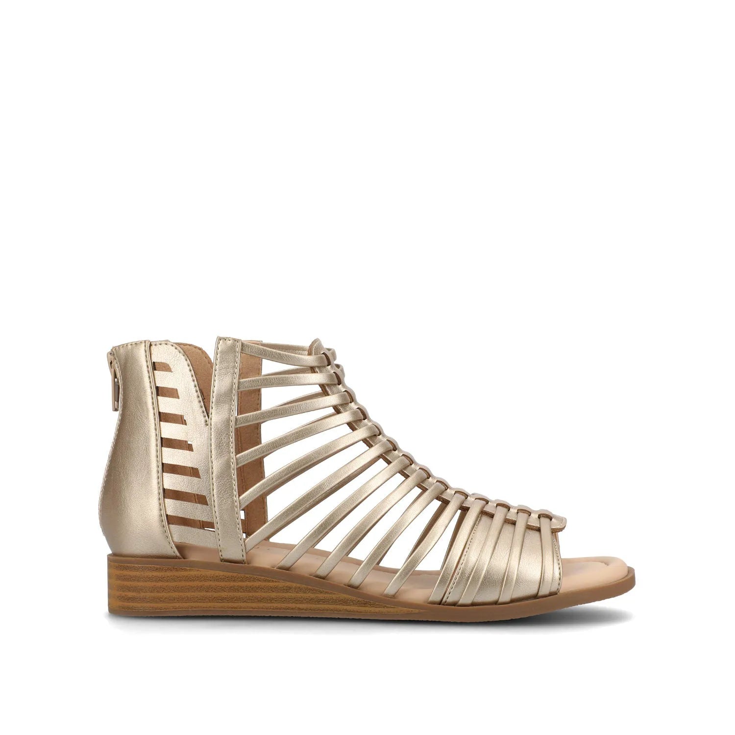 Delilah Gladiator Sandals in Statement - Champagne