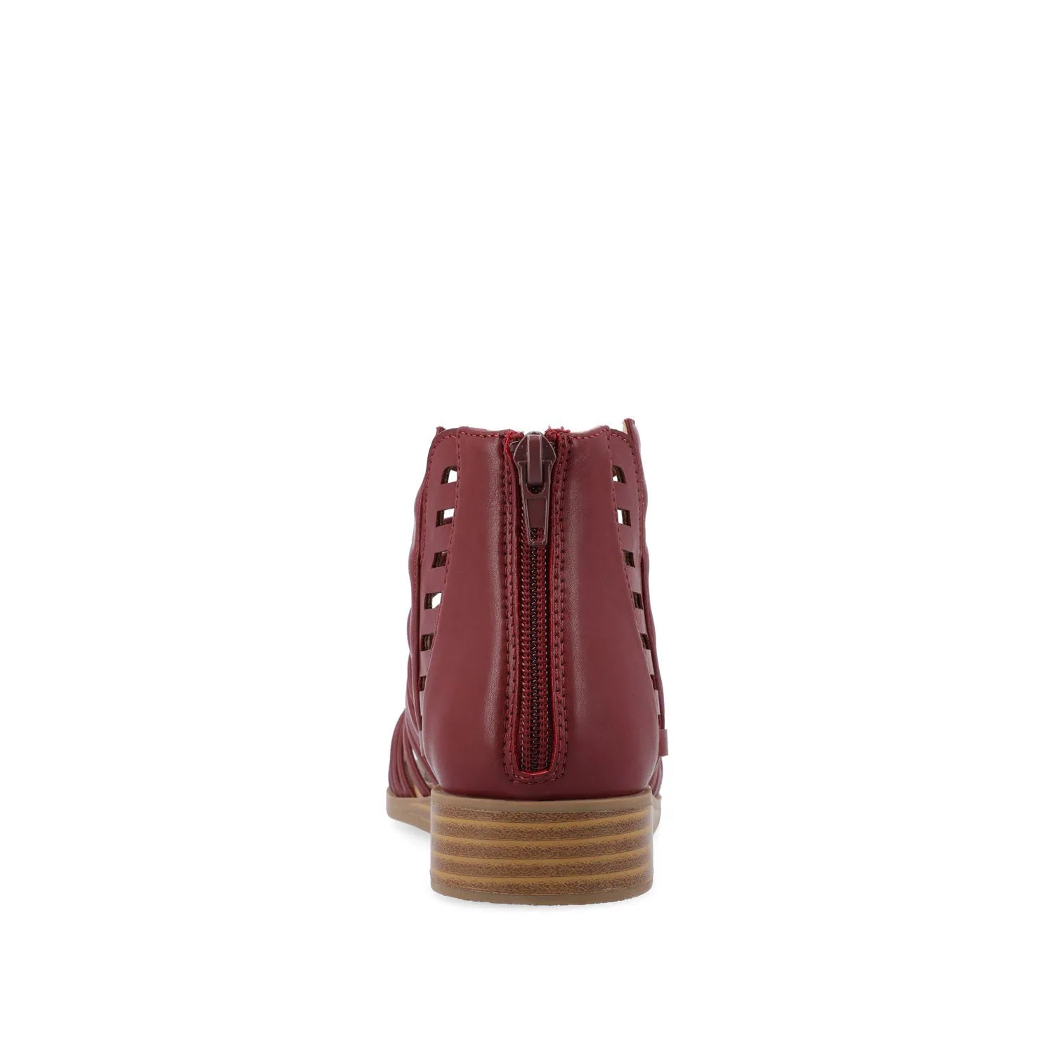 Delilah Wide Gladiator Sandals - Wine