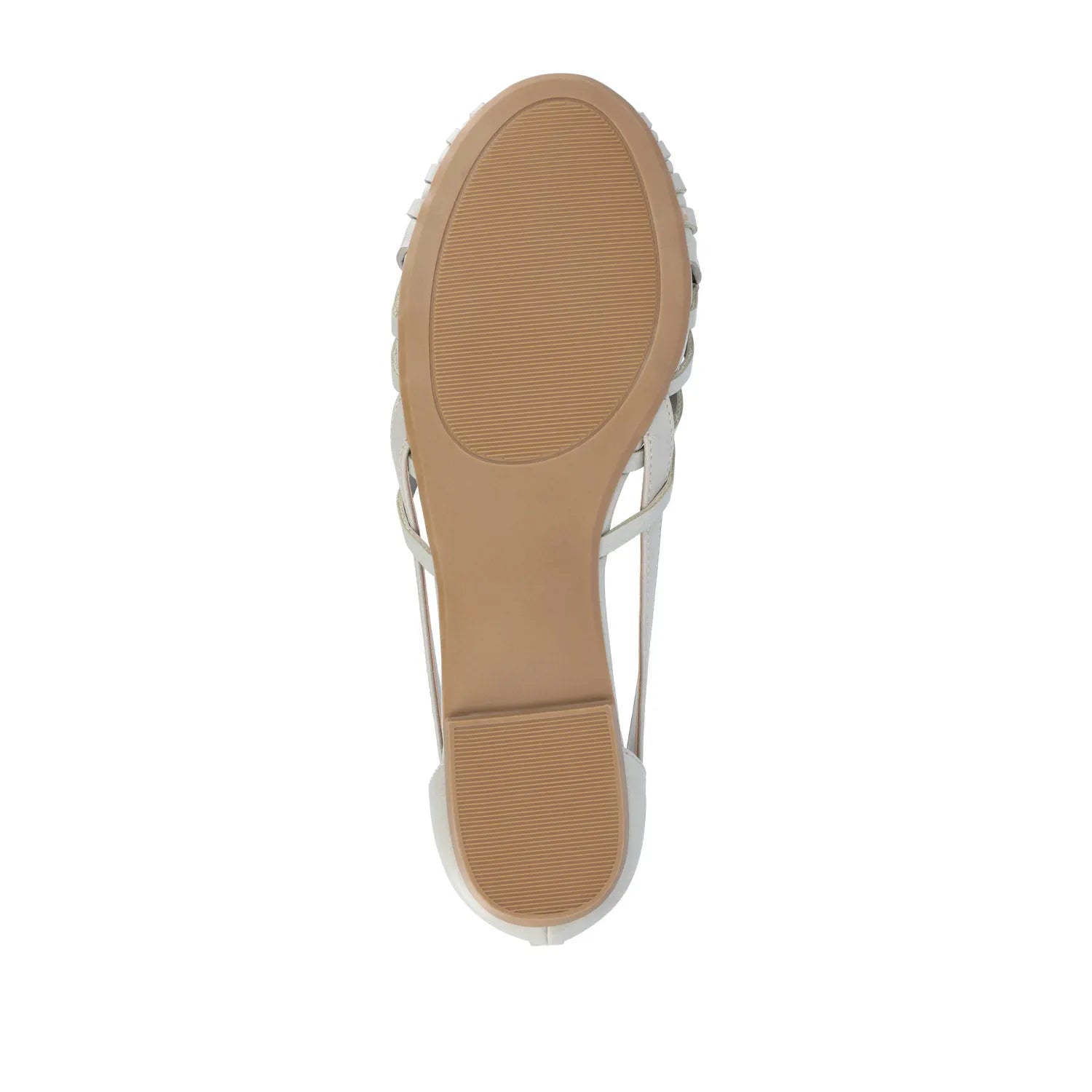 EKKO Woven Flats in Vegan Leather - Grey