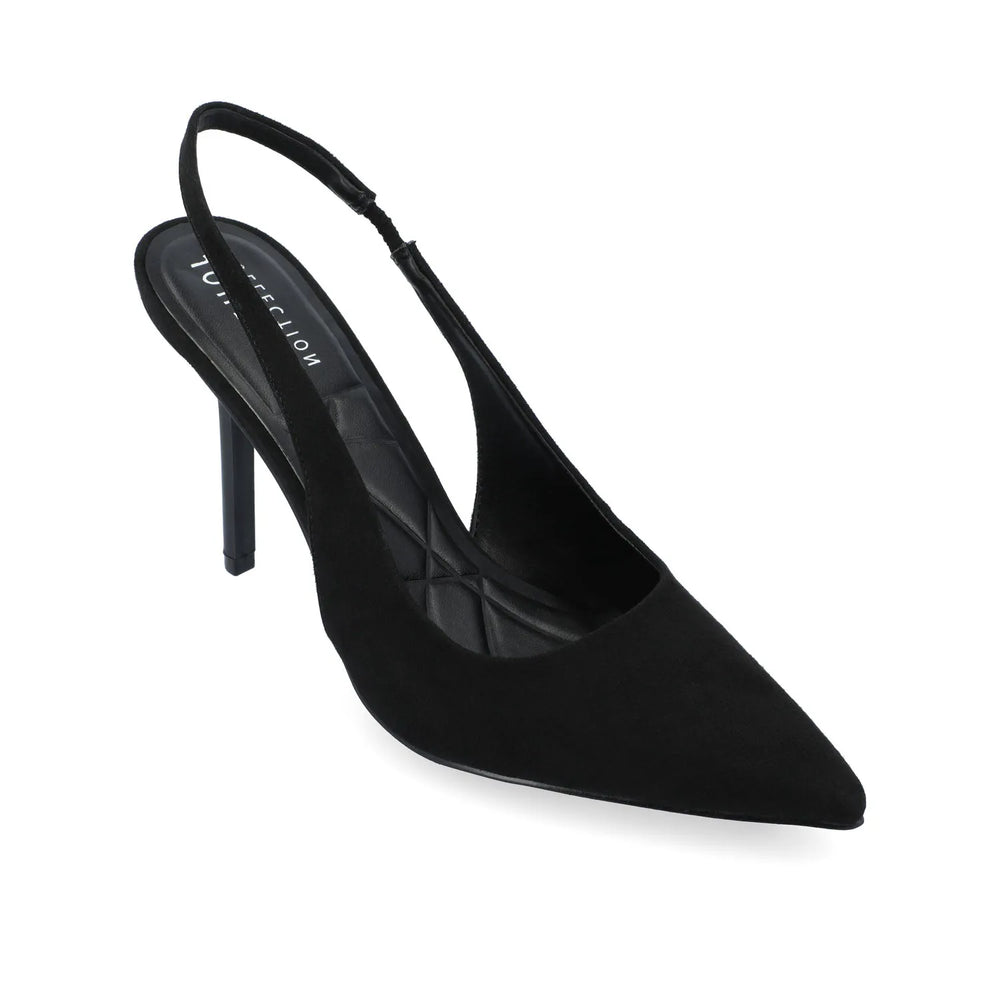 Black Faux Suede