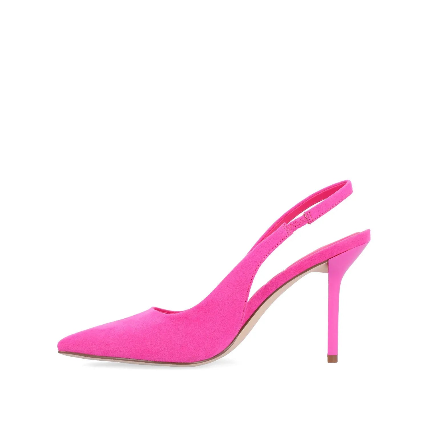 Fuchsia Faux Suede