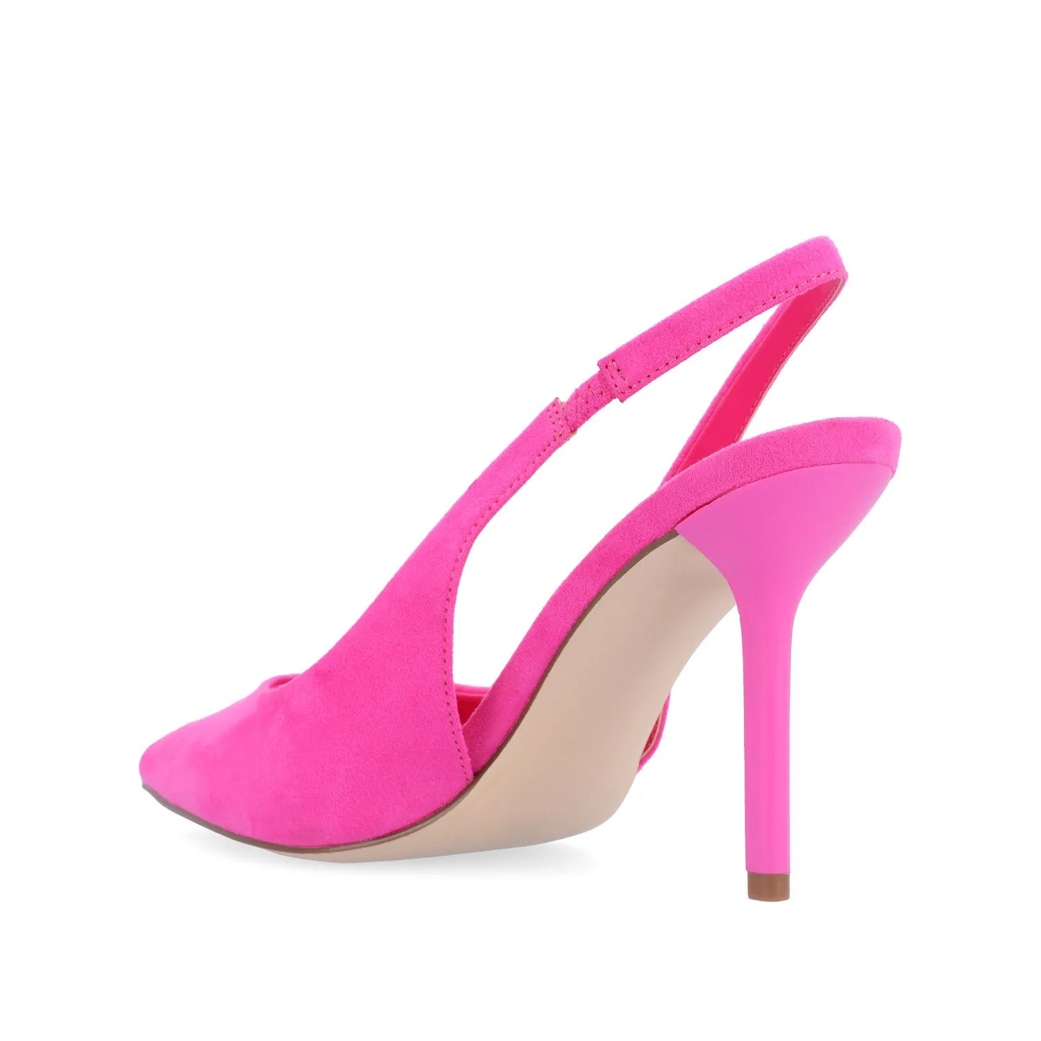 Fuchsia Faux Suede