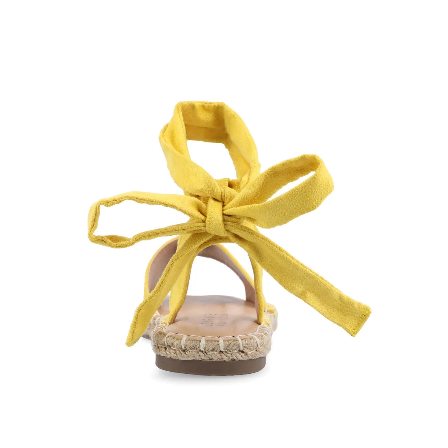 Emelie Multi Strap Espadrille Sandals in Yellow2 Faux