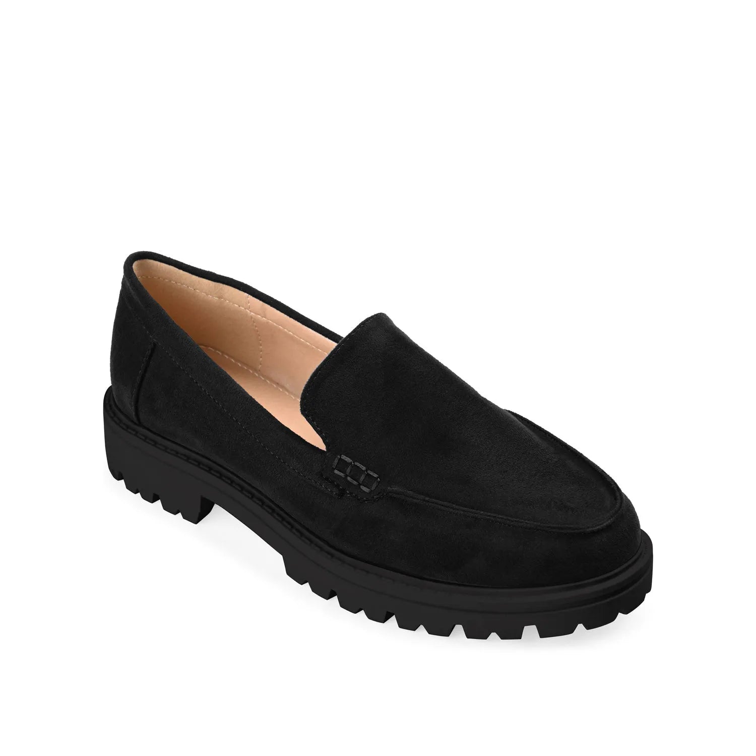 Black Faux Suede