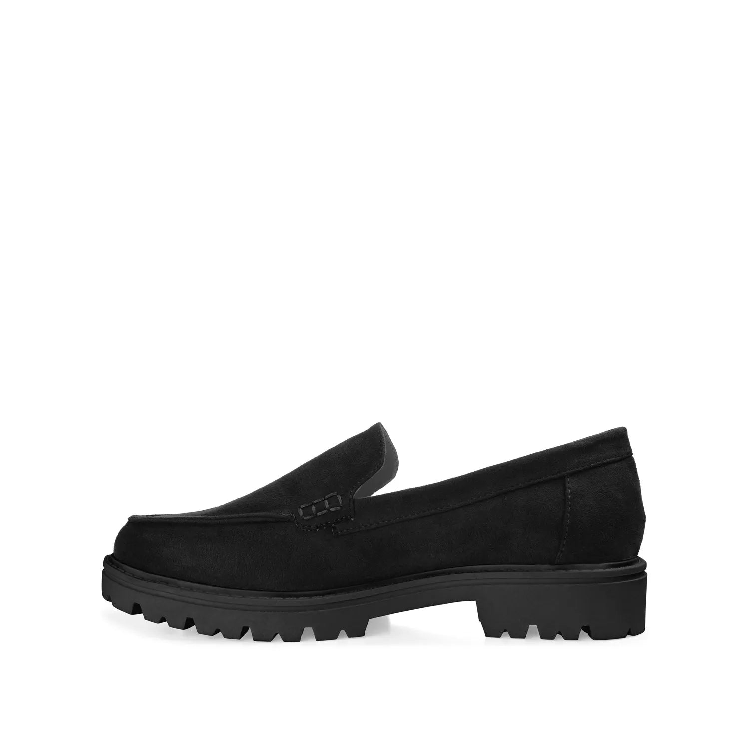 Black Faux Suede