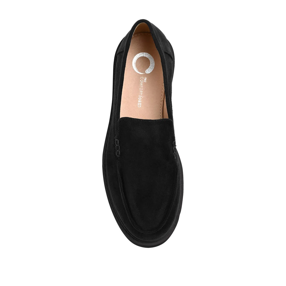 Black Faux Suede