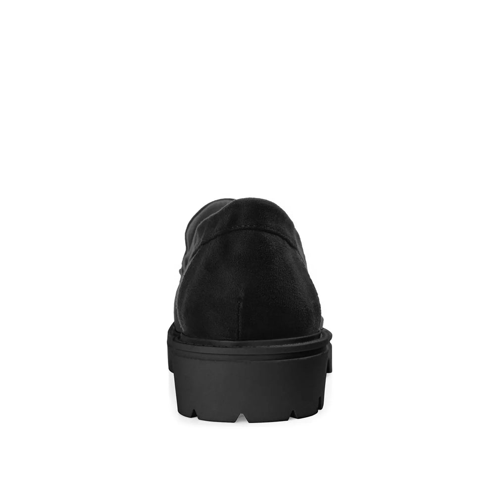 Black Faux Suede