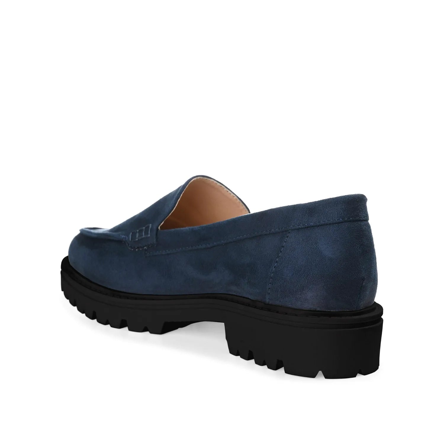 Navy Faux Suede