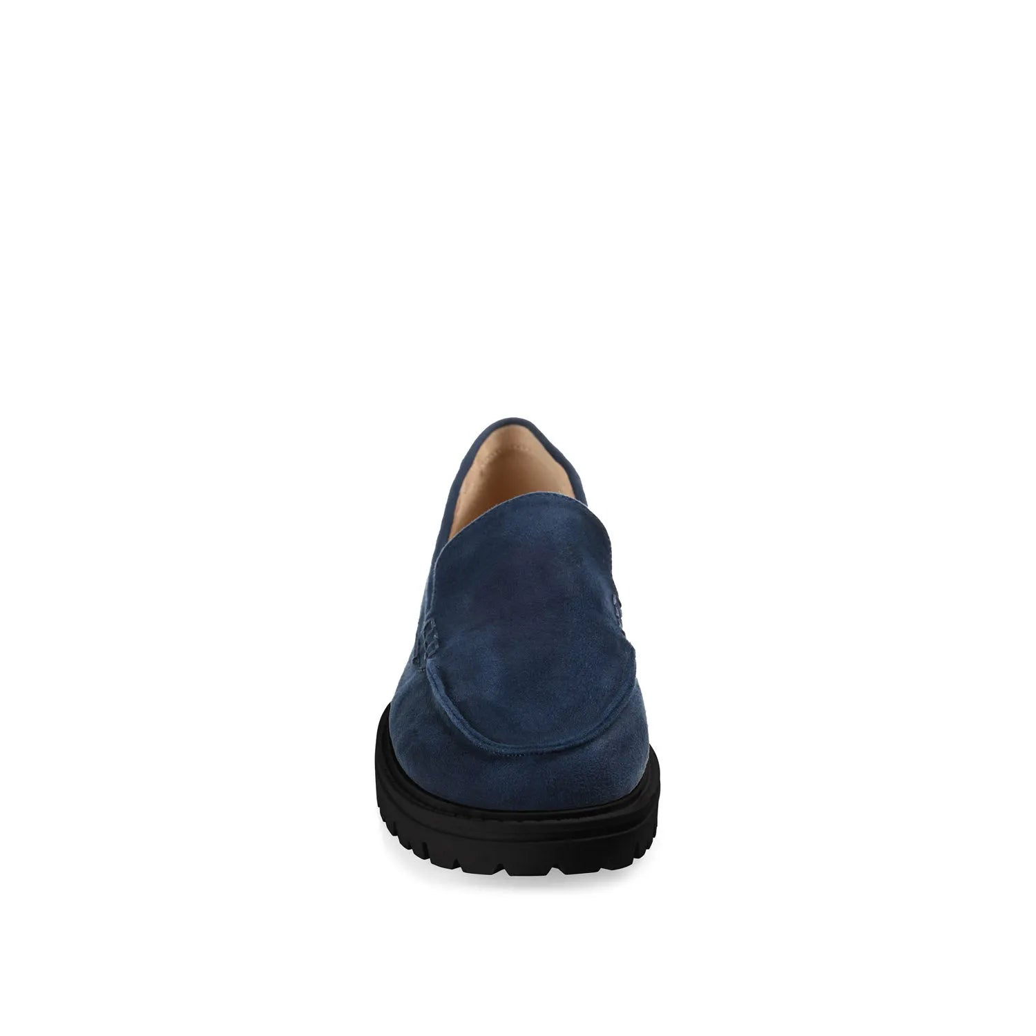 Navy Faux Suede
