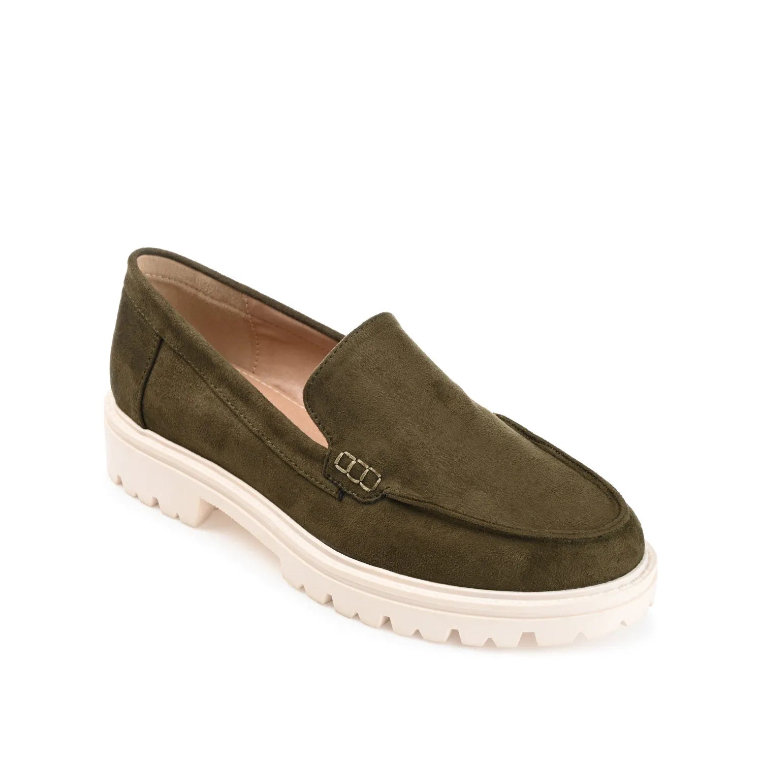 Olive Faux Suede