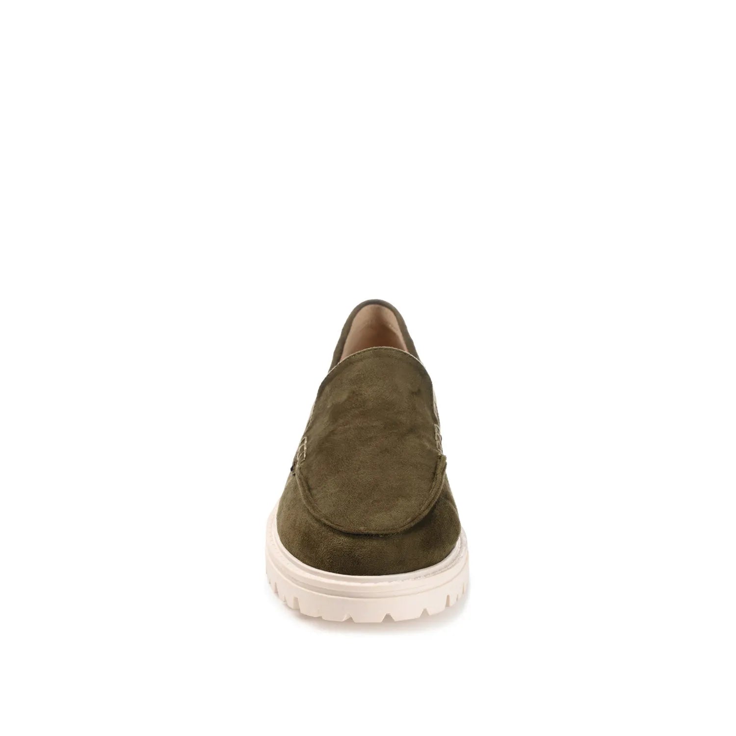 Olive Faux Suede