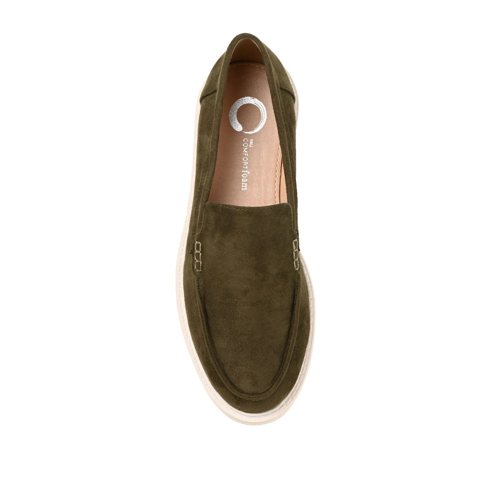 Olive Faux Suede