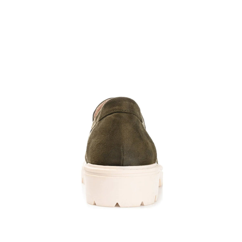 Olive Faux Suede