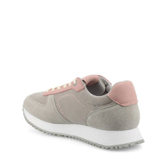 Flow Casual Lace-Up Sneakers - Light Grey