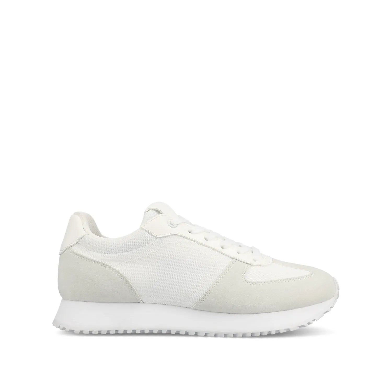 Flow Casual Lace-Up Sneakers - White