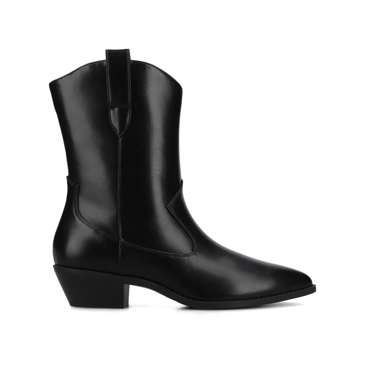FRITZIE WESTERN ANKLE BOOTIES - Black