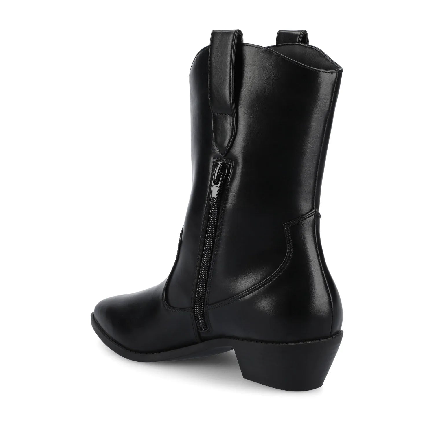 FRITZIE WESTERN ANKLE BOOTIES - Black