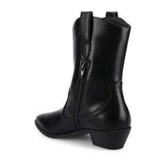 FRITZIE WESTERN ANKLE BOOTIES - Black