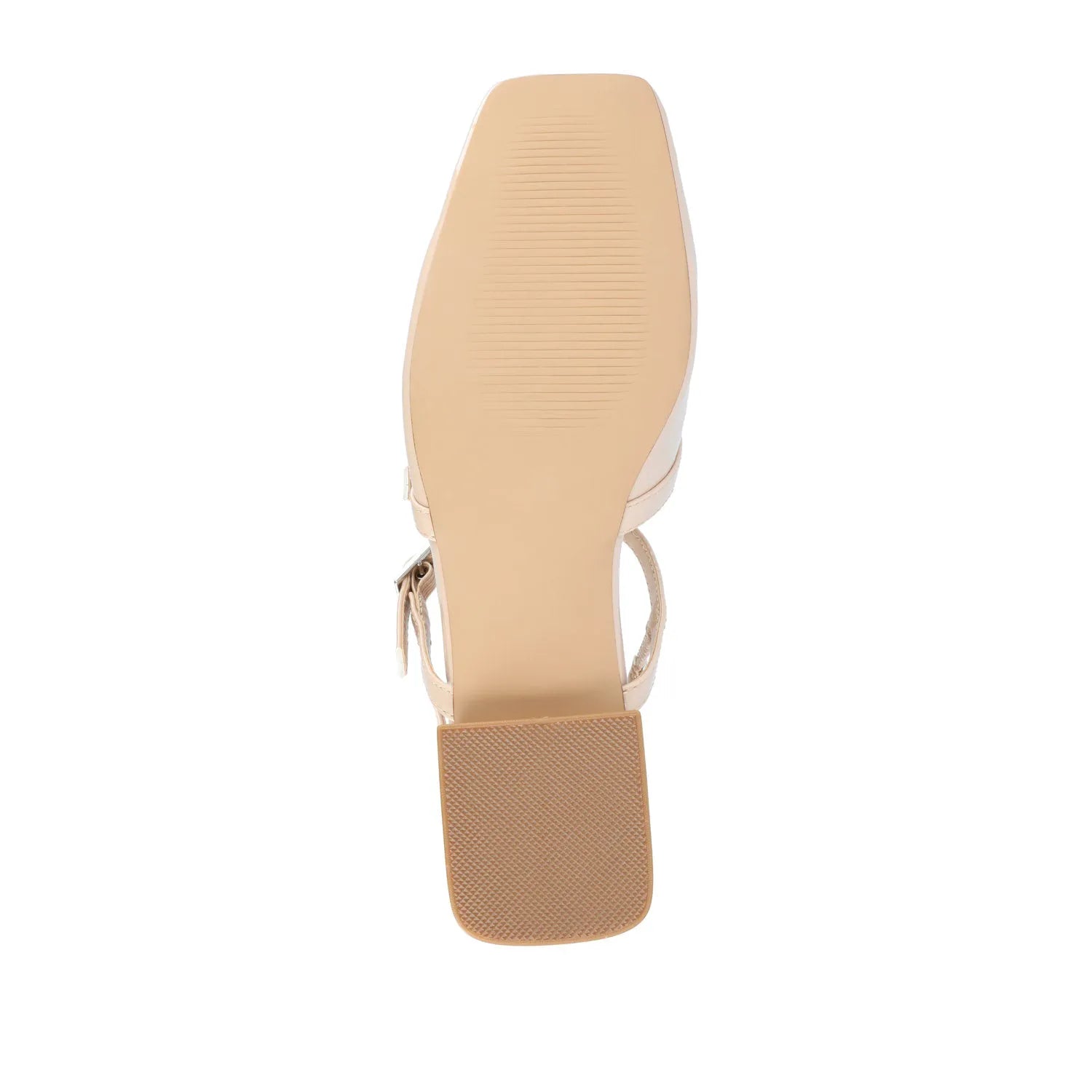 Gretchenn Patent Heeled Flats - Beige
