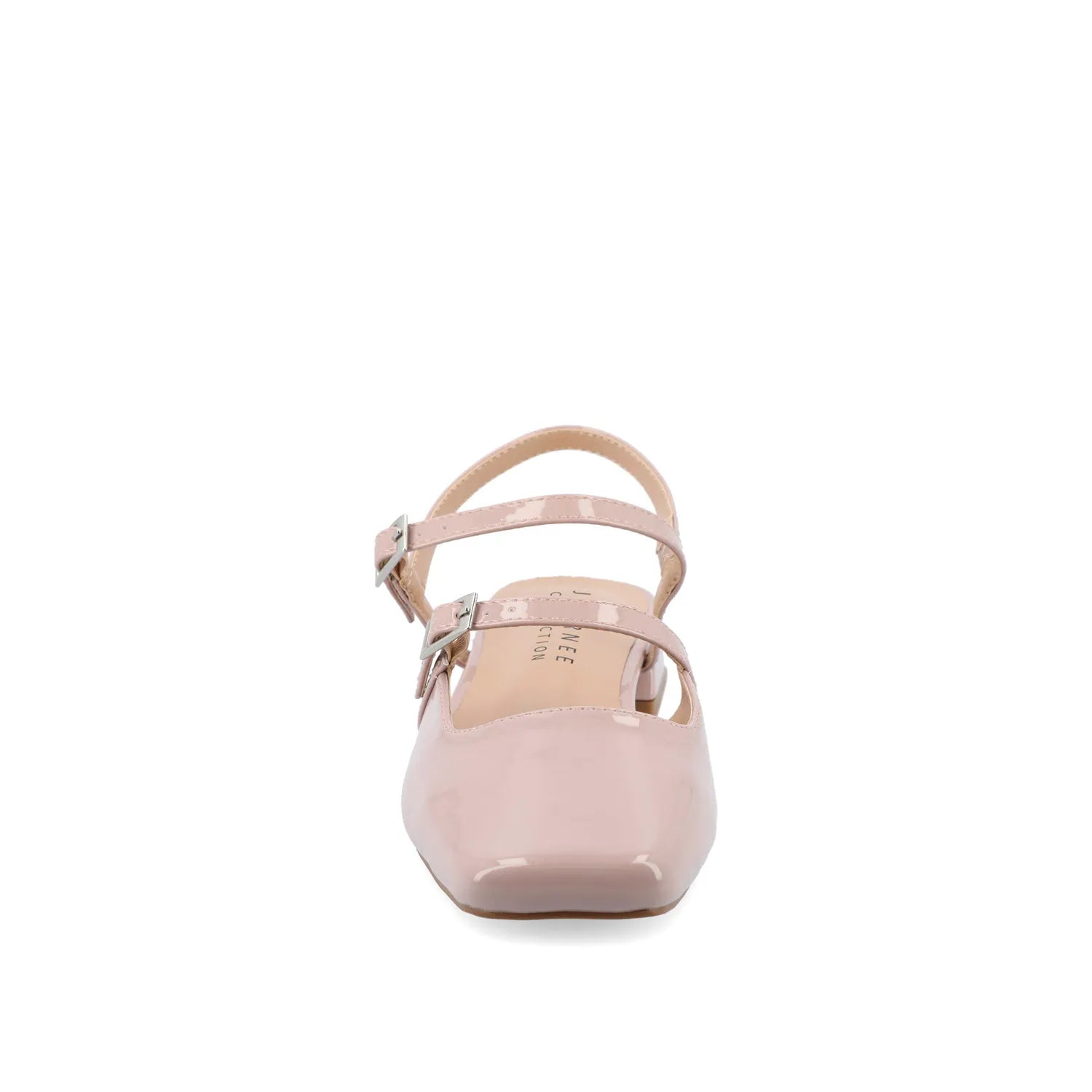 Gretchenn Patent Heeled Flats - Blush