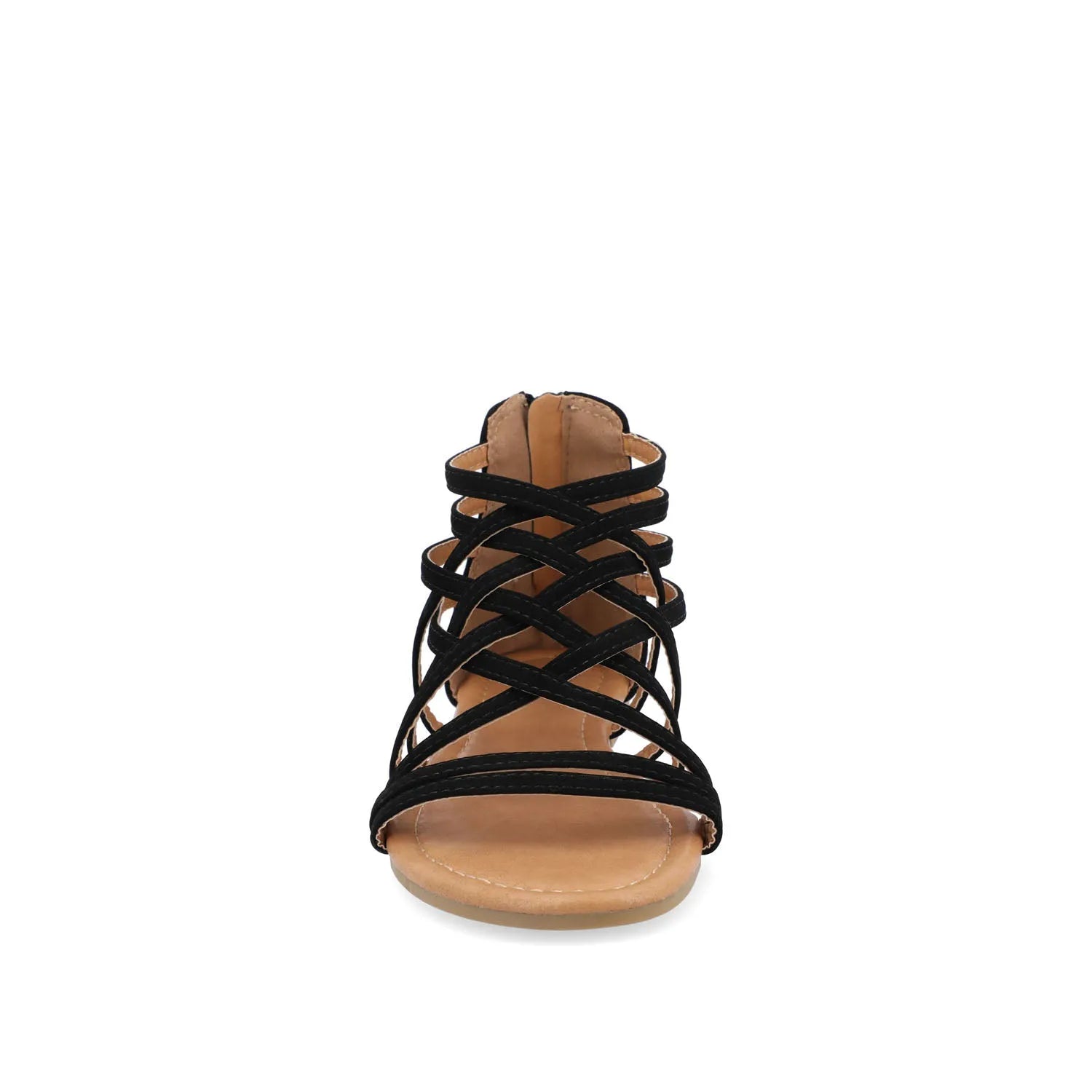 HANNI GLADIATOR SANDALS IN WIDE - Black PU