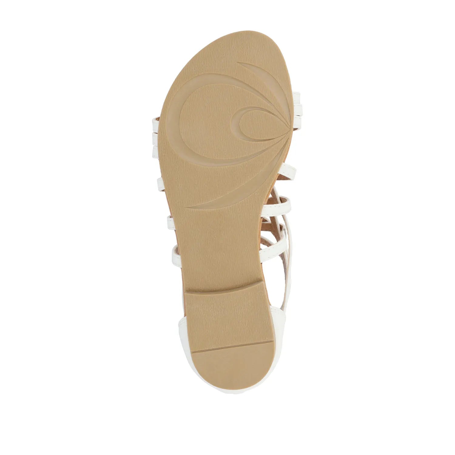 HANNI Gladiator Sandals in Vegan Leather - White