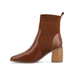 Harlowe Chelsea Booties in Wide - Brown