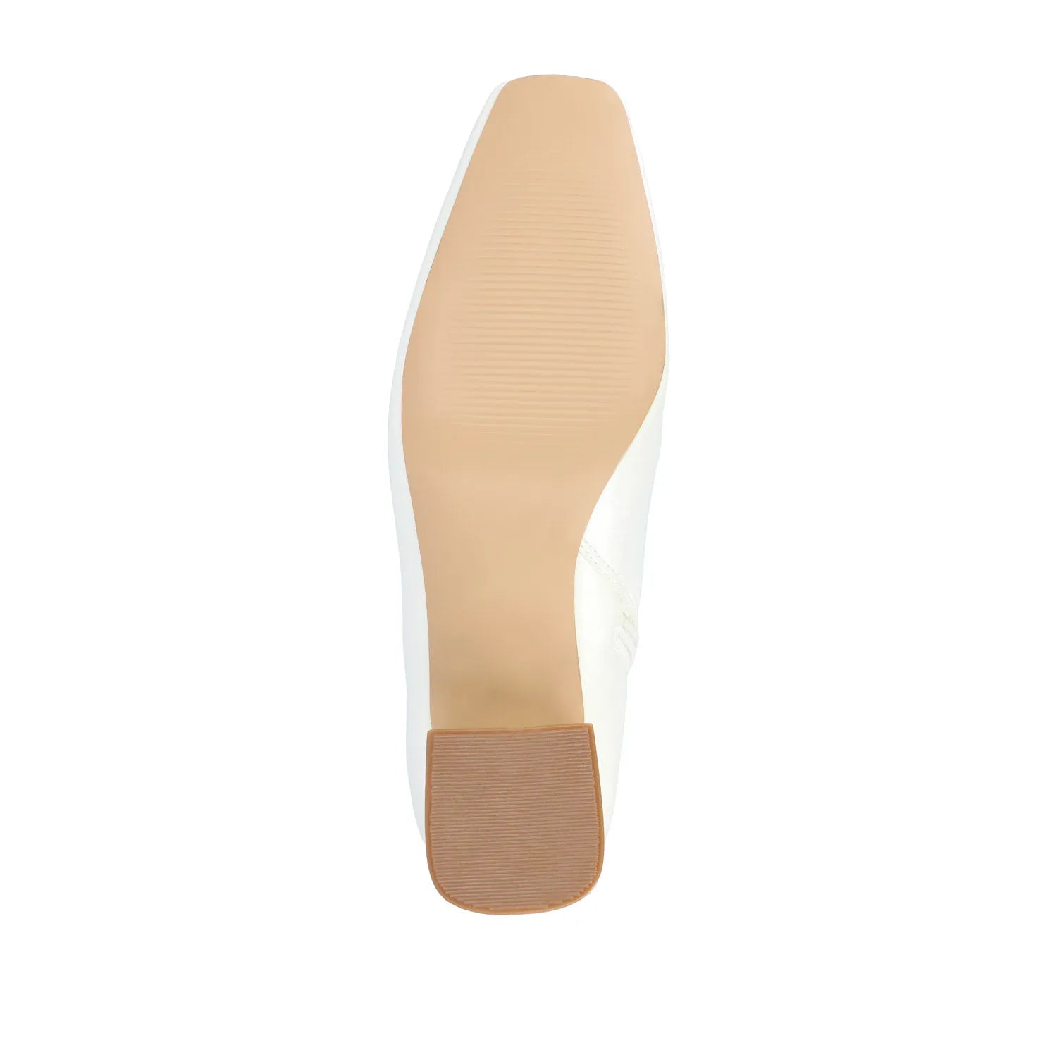 HAYLINN SQUARE TOE BOOTIES - White Patent
