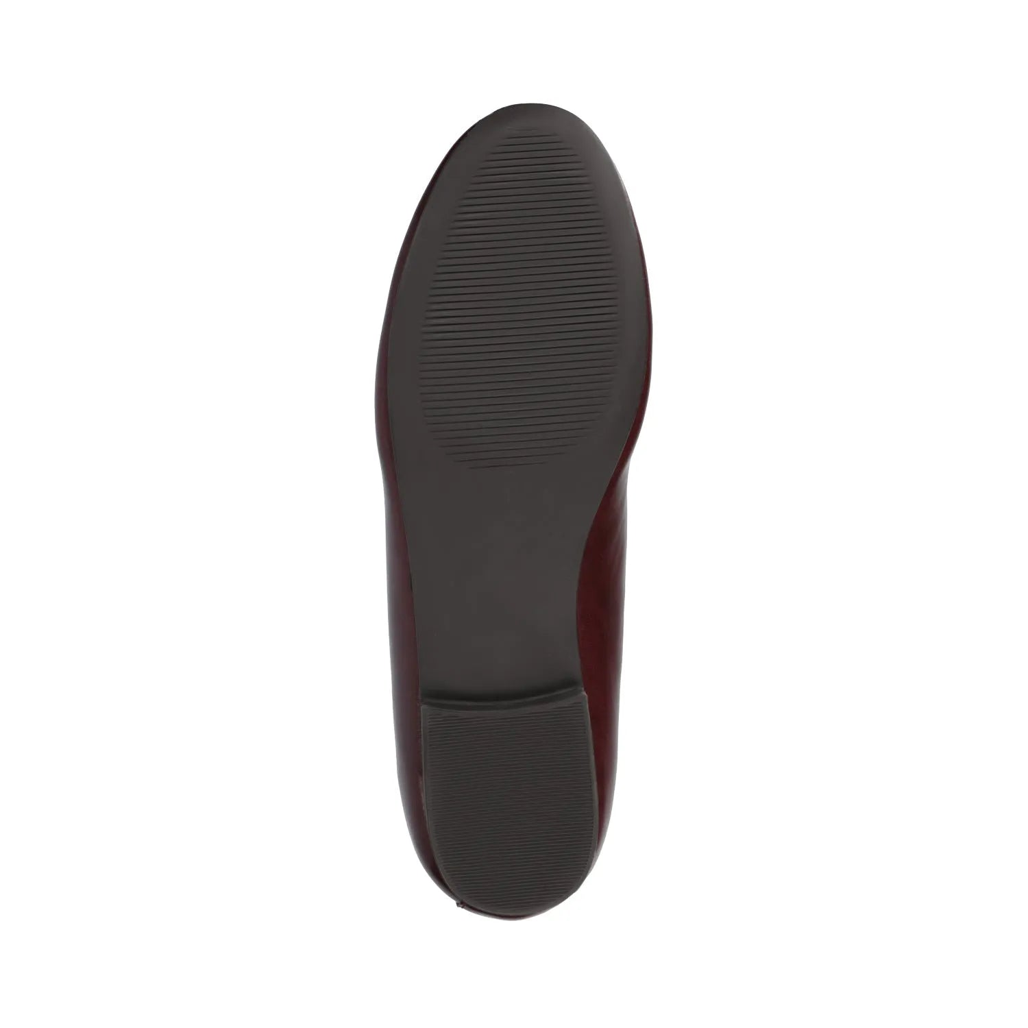 Ishani Wide Ballet Flats in Oxblood