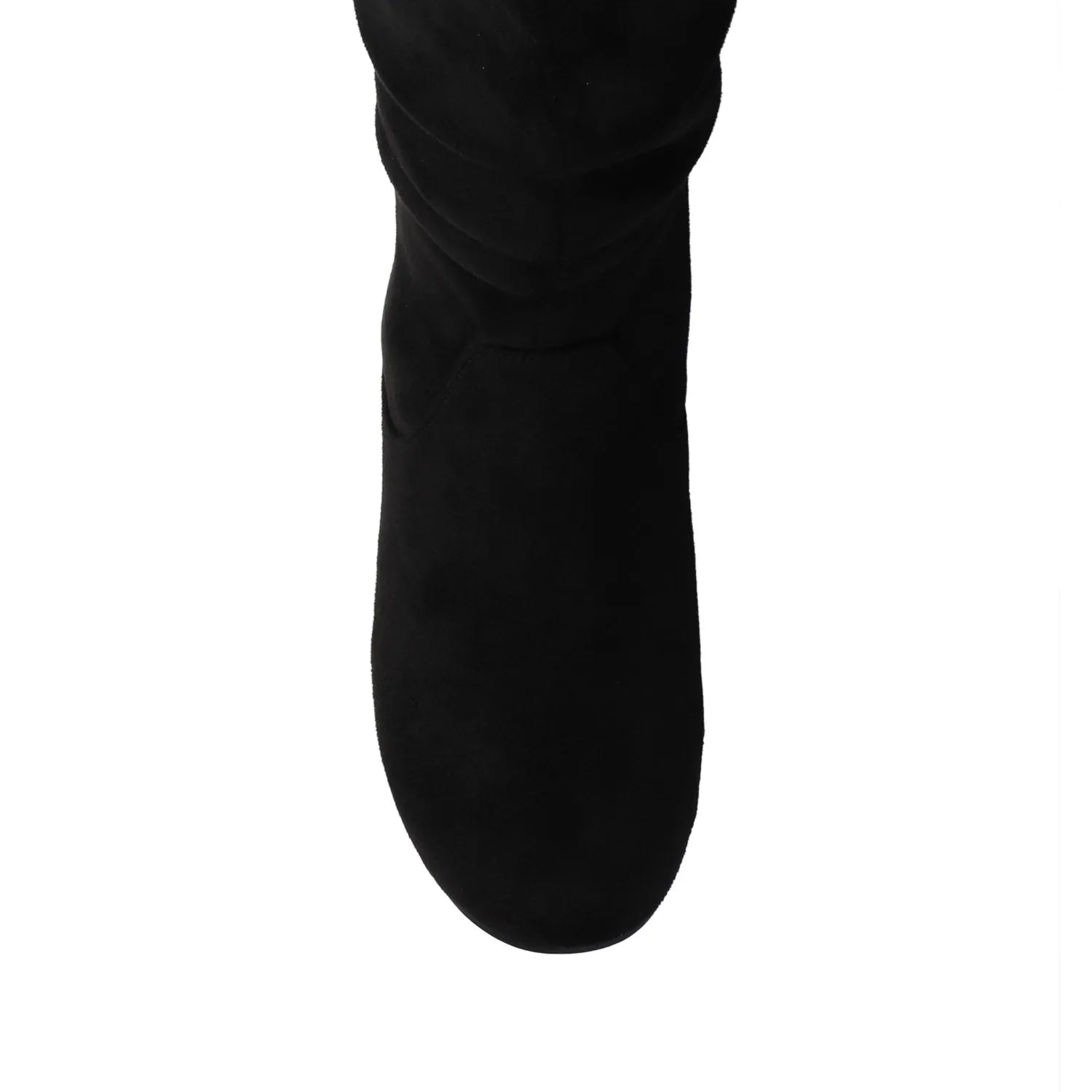 Black Faux Suede