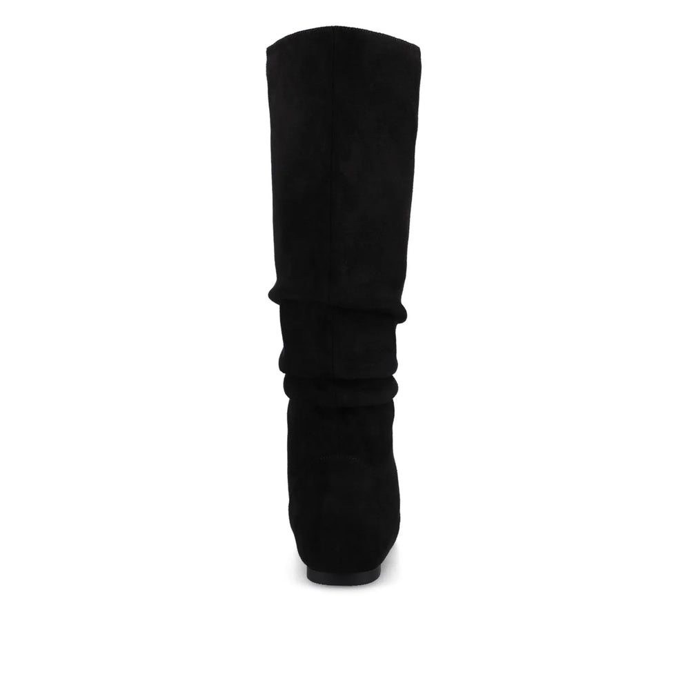 Black Faux Suede