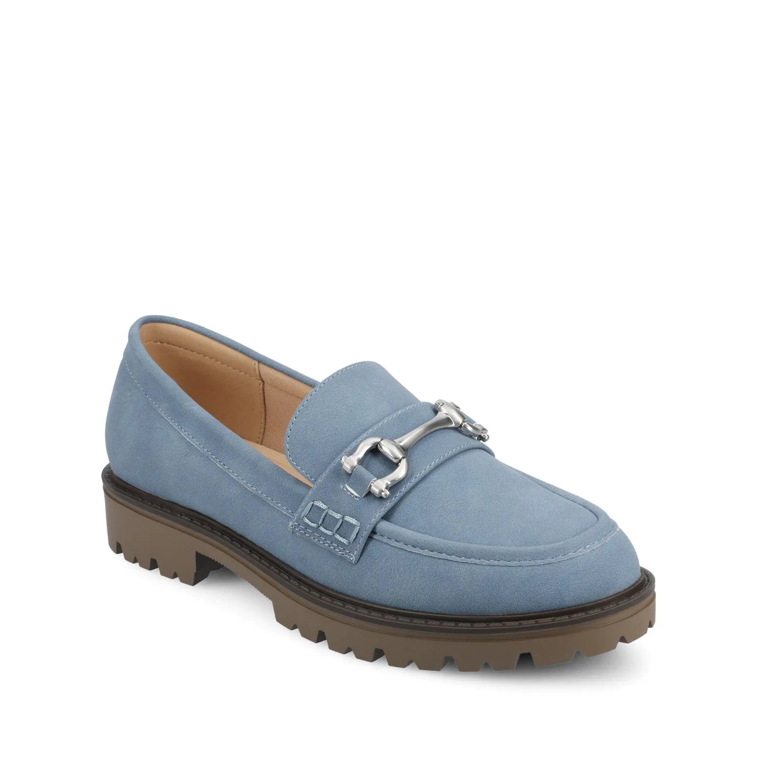 Light Blue Faux Suede