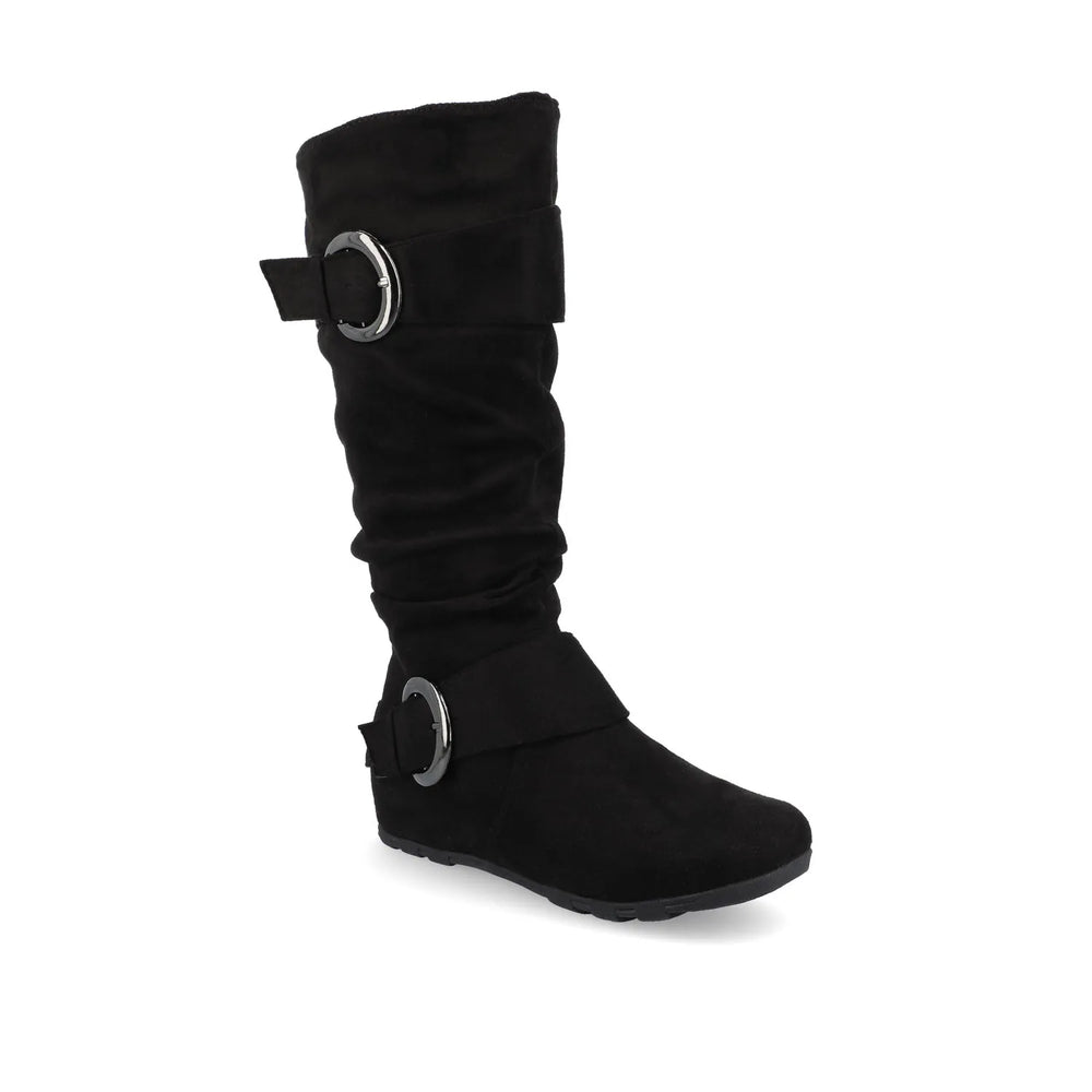 Black Faux Suede